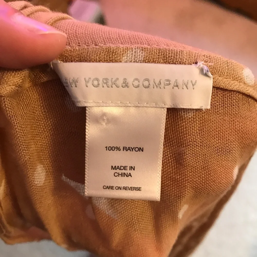 New York&Company Pattern Inifnity Scarf
